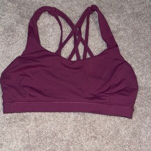 Lululemon Athletica Deep Pink Sports Bra